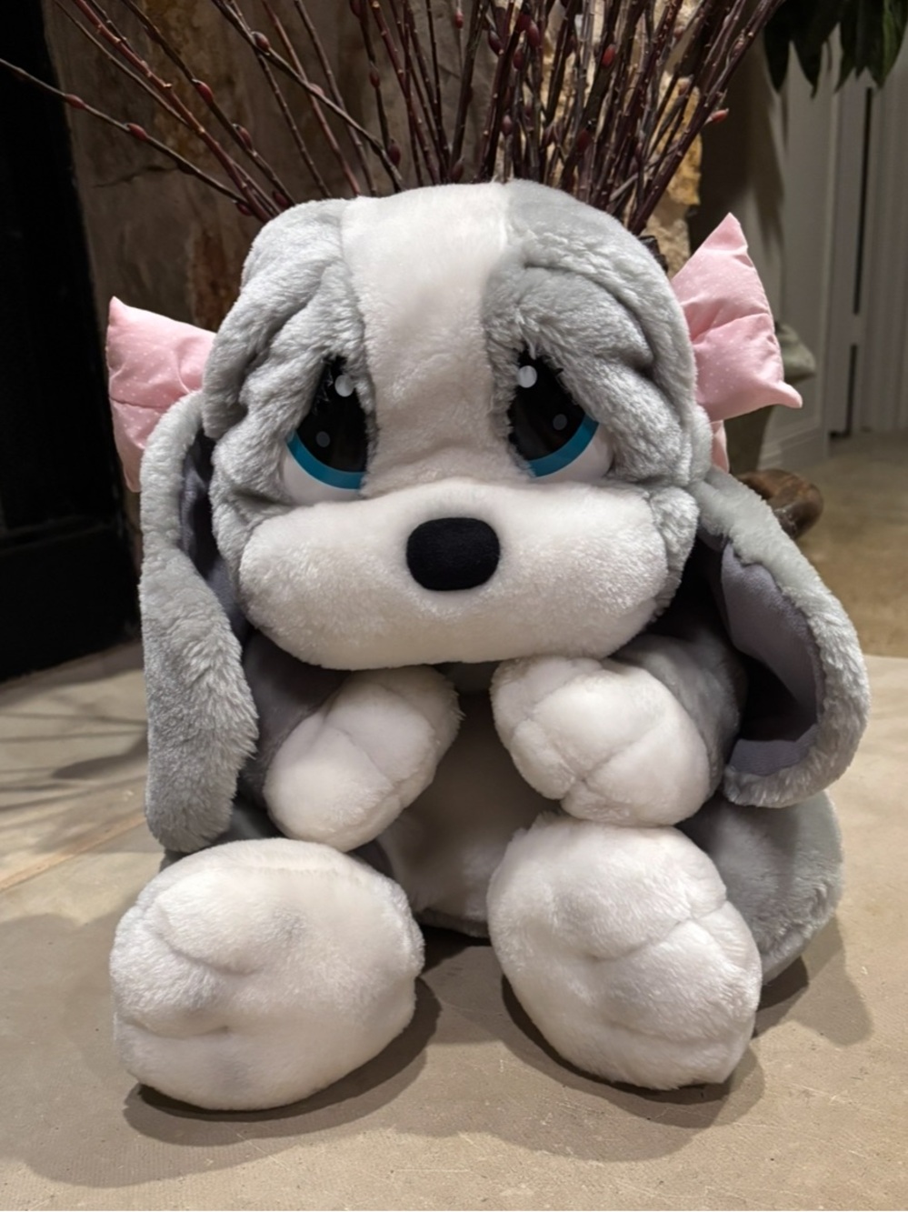 Sad Sam HONEY Plush Stuffed Dig XL 24" Jumbo Applause Basset Hound